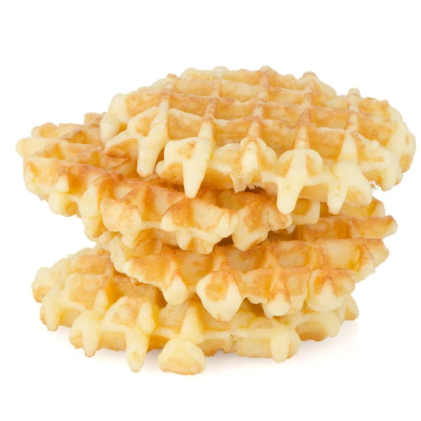 Pile of sweet waffles — Stock Photo, Image