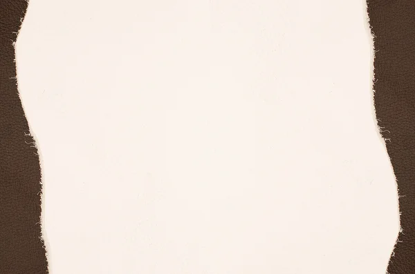 White leather texture closeup — Stock Photo, Image