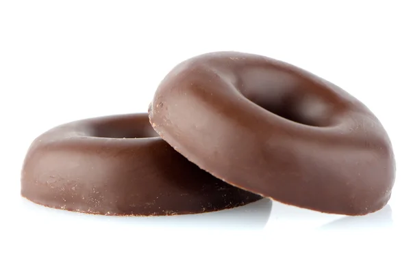 Chocolate donut cookies — Stock Photo, Image