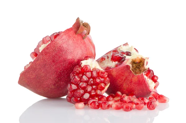 Halv granatäpple frukt — Stockfoto