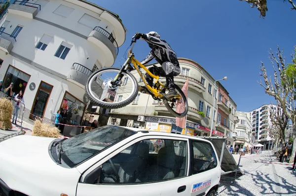 Oidentifierade rider — Stockfoto