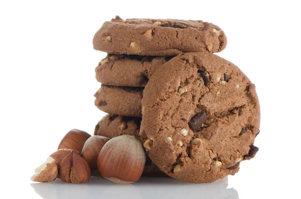 Домашнее шоколадное печенье — стоковое фото