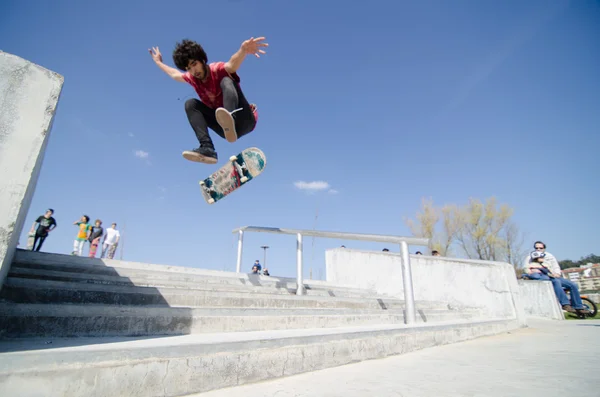 Patinador no identificado — Foto de Stock