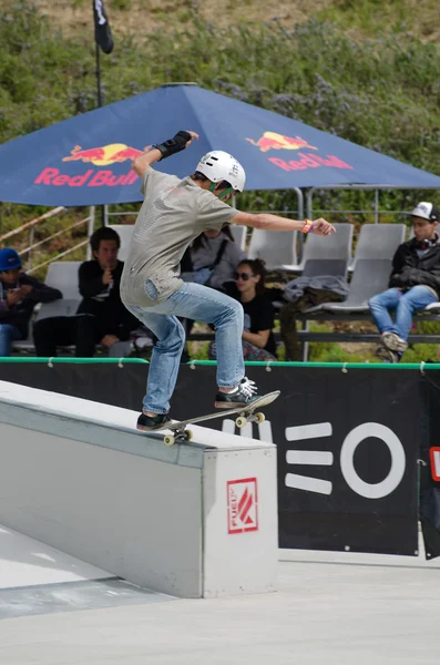 Patinador não identificado — Fotografia de Stock