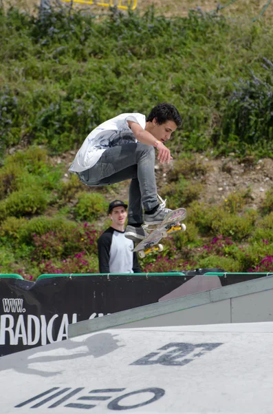 Tanımlanamayan skater — Stok fotoğraf