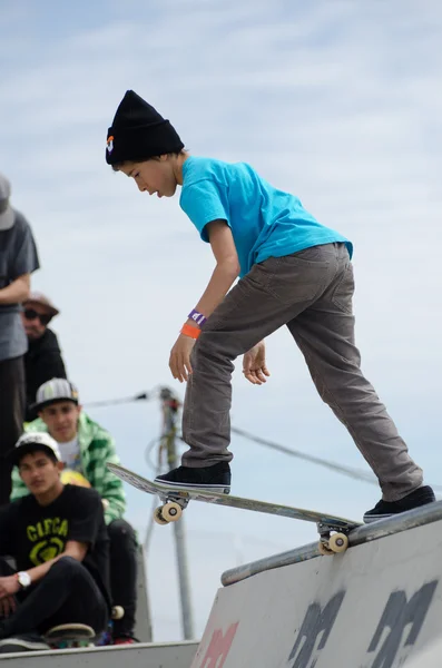 Oidentifierade skater — Stockfoto