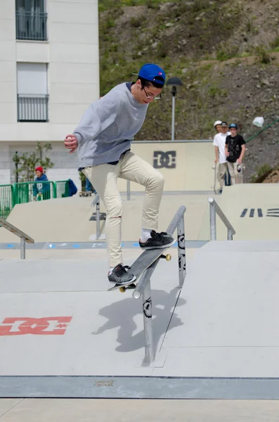 Tanımlanamayan skater — Stok fotoğraf