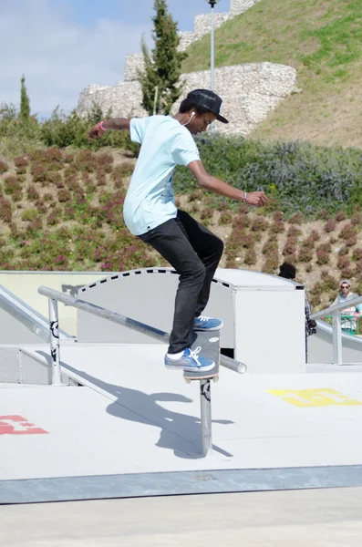 Unidentified skater — Stock Photo, Image