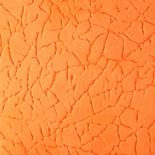 Orange läder textur närbild — Stockfoto