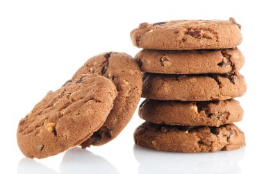 Çikolata parçacıklı kurabiye.