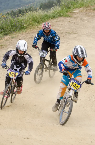 Daniel Ferreira leading the race — Stock Photo, Image