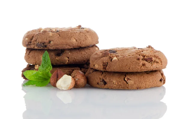 Zelfgemaakte chocoladekoekjes — Stockfoto