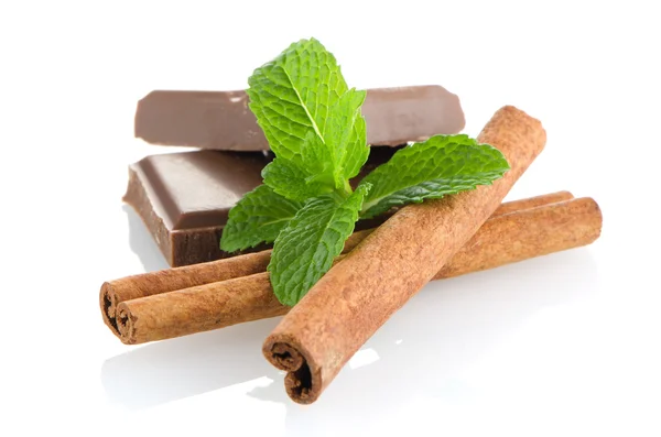 Vértes részlete csokoládé alkatrészek — Stock Fotó