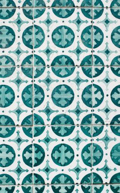 geleneksel Portekiz sırlı çini