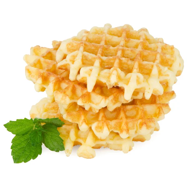 Haufen süßer Waffeln — Stockfoto