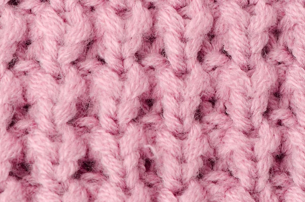 Lã de malha rosa — Fotografia de Stock