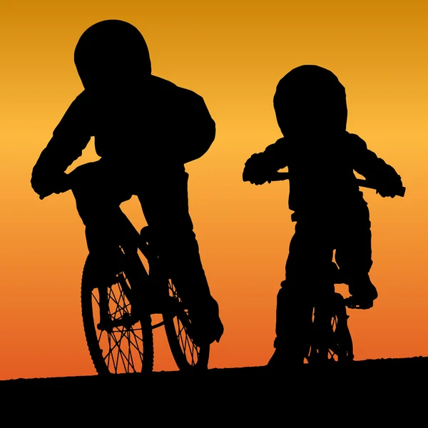 Riders de BMX — Image vectorielle