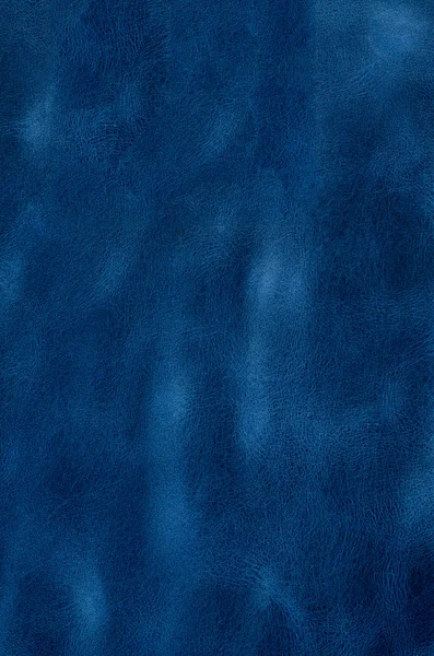 Texture in pelle blu — Foto Stock