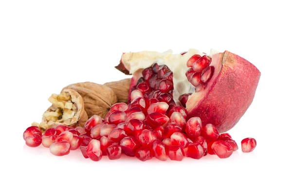 Half granaatappelfruit — Stockfoto