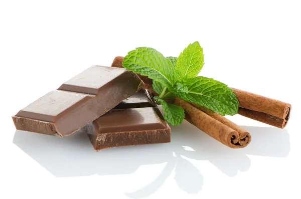 Closeup detail of chocolate parts — Stock Photo, Image