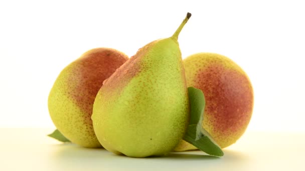 Three pears — Stock Video