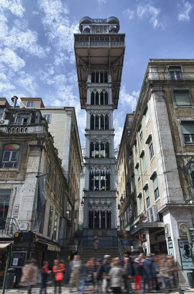 Ascensore Santa Justa a Lisbona — Foto Stock