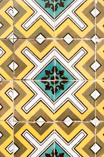 Azulejos tradicionales esmaltados portugueses —  Fotos de Stock