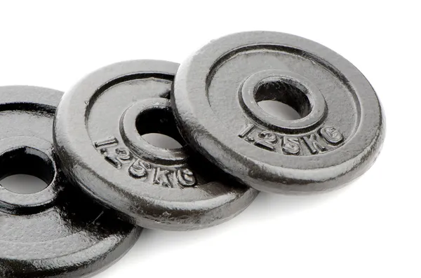 Dumbbell weights — Stock Photo, Image