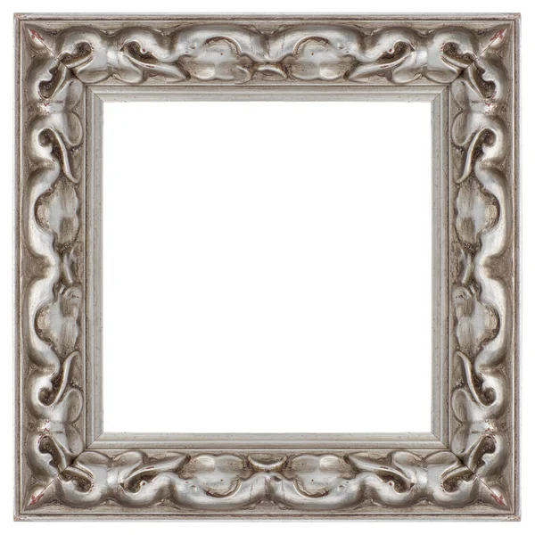 Stilvoller silberner Rahmen — Stockfoto