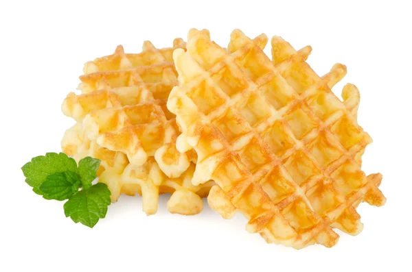 Haufen süßer Waffeln — Stockfoto