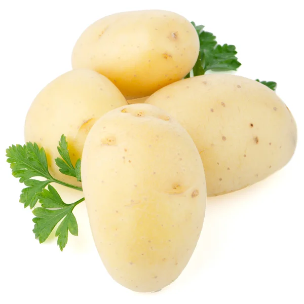 Нова картопля і зелена петрушка — стокове фото