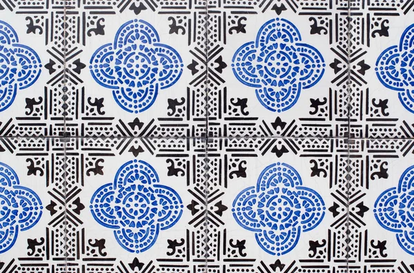 Ornamental old typical tiles — Stock Photo, Image