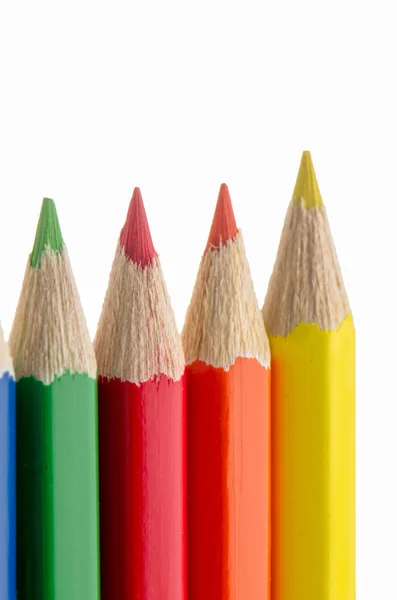 Кольорові олівці — стокове фото