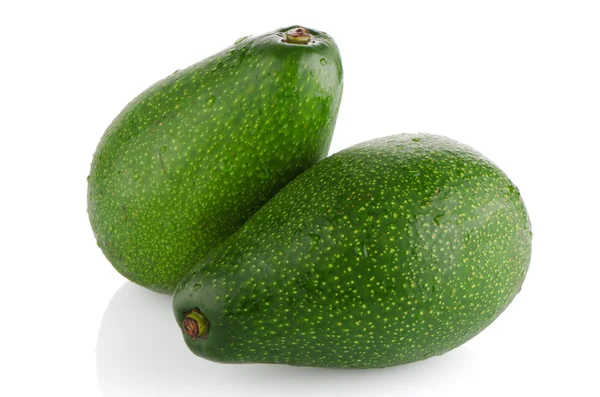 Avocados auf Weiß — Stockfoto