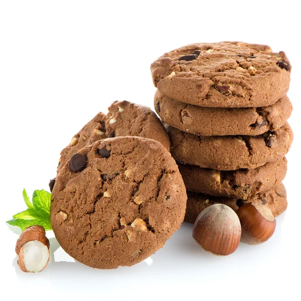 Zelfgemaakte chocoladekoekjes — Stockfoto