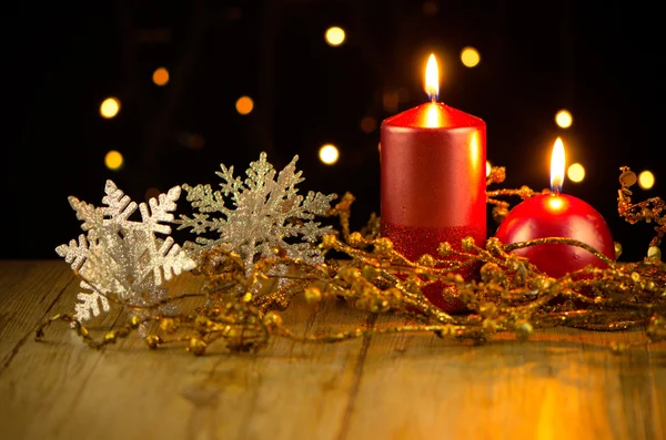 Velas de Navidad — Foto de Stock