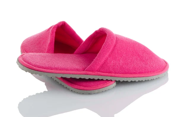 A pair of pink slippers — Stock Photo, Image