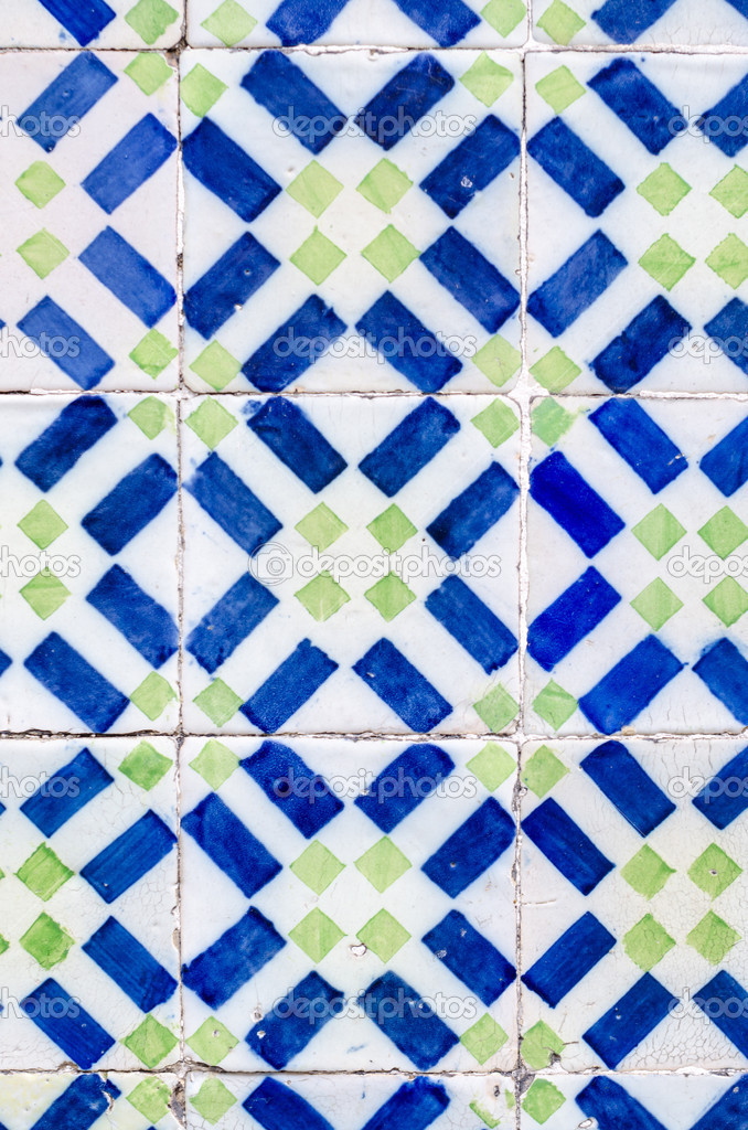 Vintage spanish style ceramic tiles