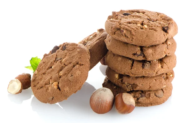 Biscotti al cioccolato fatti in casa — Foto Stock