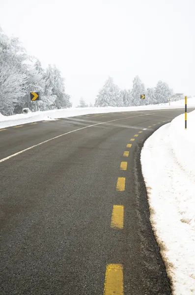 Snowy Road — Stock Photo, Image