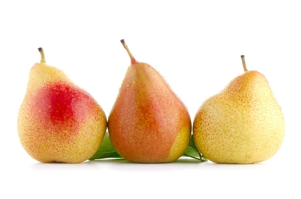 Three ripe pears — Stock Photo, Image