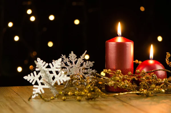 Candele di Natale — Foto Stock