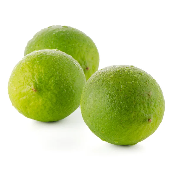 Färska gröna limefrukter — Stockfoto