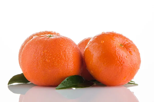 Ripe tangerines or mandarin — Stock Photo, Image