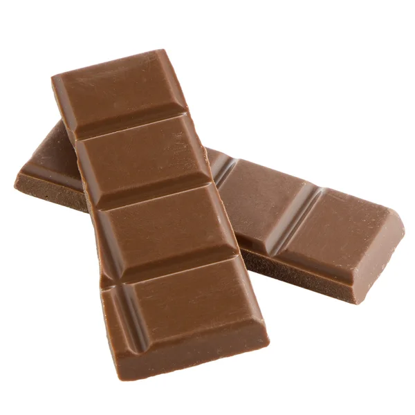 Close-up detail van chocolade delen — Stockfoto