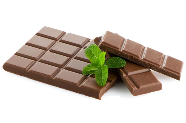 Closeup detail of chocolate — Stock Photo, Image