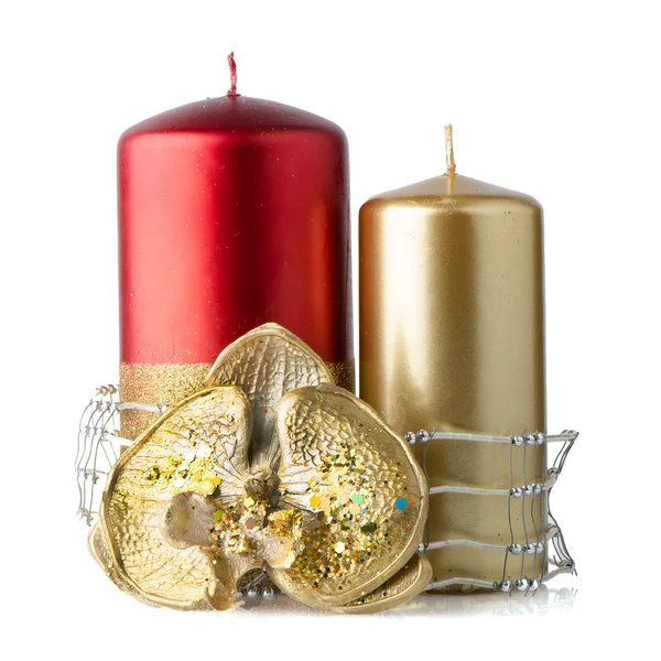 Jul ljus dekoration — Stockfoto