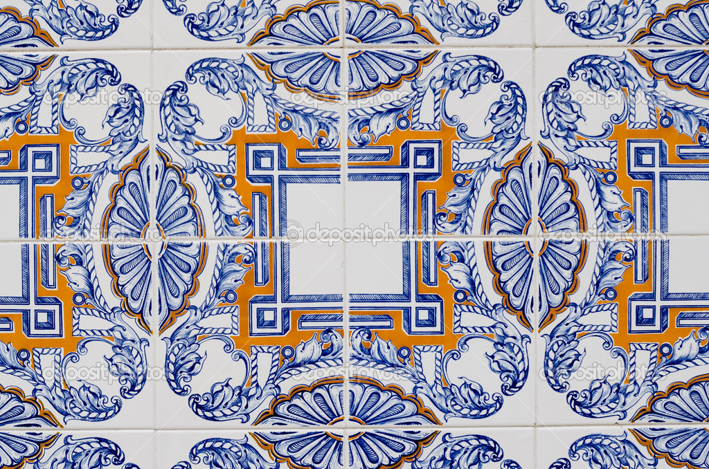 Vintage spanyol csempe — stock fotó © homydesign #33021629