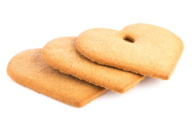Noel dekorasyon: gingerbread şeklinde kalp