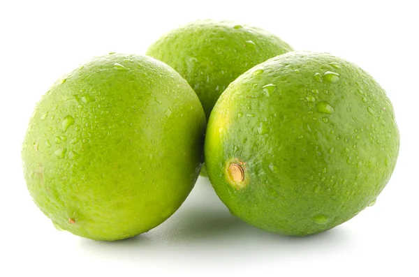 Färska gröna limefrukter — Stockfoto